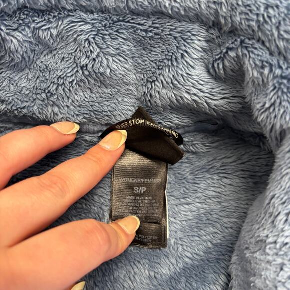 TNF The North Face Blue Womens S Plush Fleece Teddy Hikercore Osito Jacket - Picture 5 of 8
